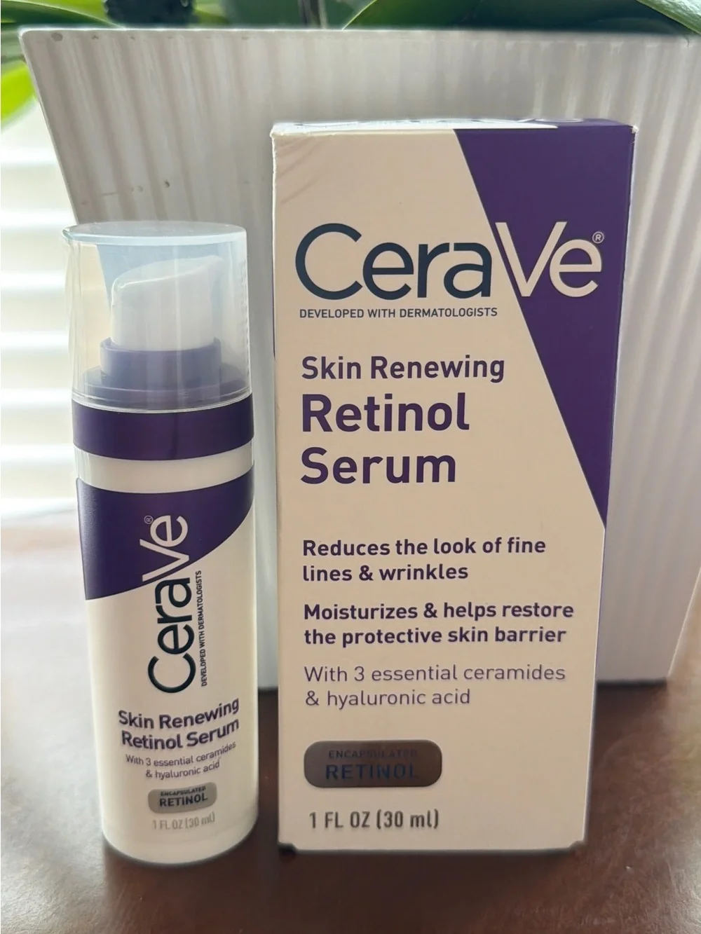 rave Retinol Serum — Purple, White